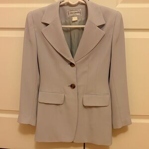 Elegant Women's Blazer in Light Gray by Lena Gabrielle